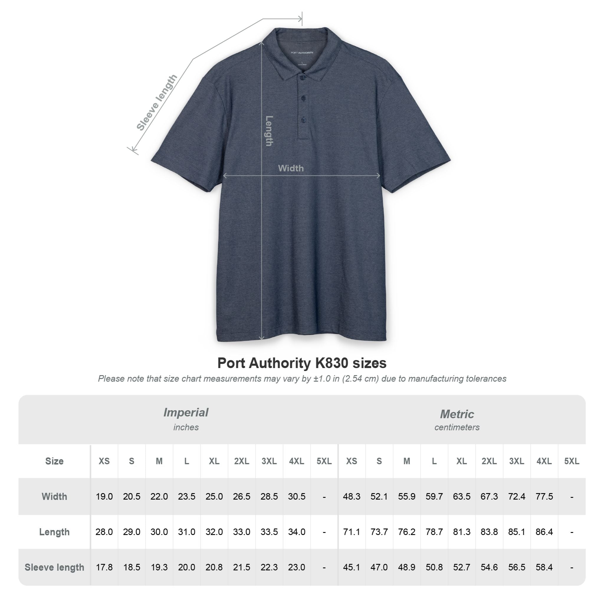 Men's Port Authority® Fine Pique Blend Polo